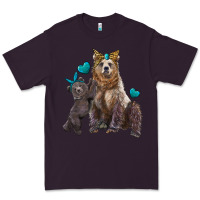 Plum mama bear and baby bear Premium Tee - Artiststas