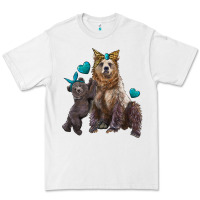 White mama bear and baby bear Premium Tee - Artiststas