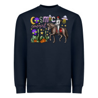 Navy cosmic cowgirl Heavyweight Sweatshirt - SublimationCraftShop