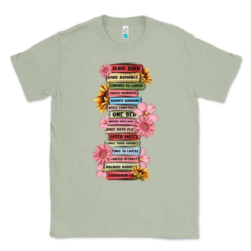 Floral Books Classic Tee by MaliasSmallBusiness | Teevron