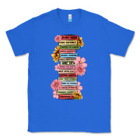 True Royal floral books Classic Tee - MaliasSmallBusiness