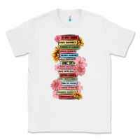 White floral books Classic Tee - MaliasSmallBusiness