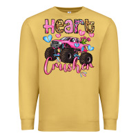 Antique Gold heart crusher olivia Premium Sweatshirt - OliviaCreatesArt