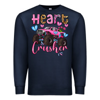 Navy heart crusher olivia Premium Sweatshirt - OliviaCreatesArt