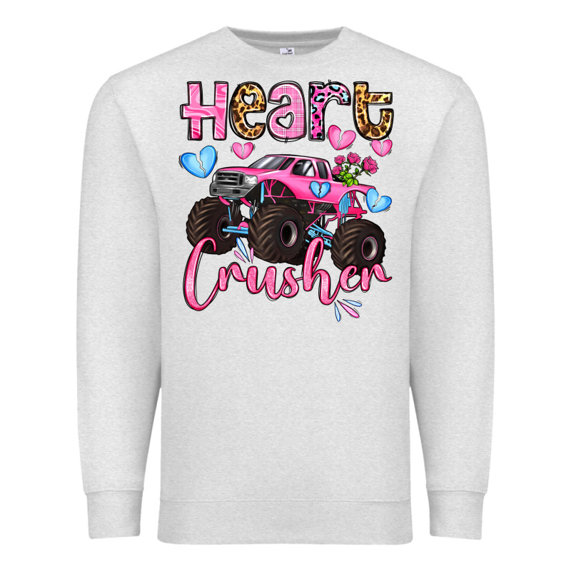 Heart Crusher Olivia Premium Sweatshirt by OliviaCreatesArt | Teevron