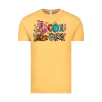Vintage Mustard western cowgirl Vintage Tee - MaliasSmallBusiness