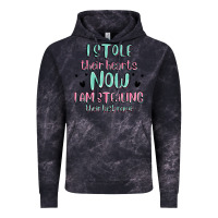 Cloud Black i stole their hearts now i am stealing their last Vintage Hoodie - MaliasSmallBusiness