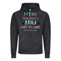 Vintage Black i stole their hearts now i am stealing their last Vintage Hoodie - MaliasSmallBusiness