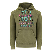Vintage Olive i stole their hearts now i am stealing their last Vintage Hoodie - MaliasSmallBusiness