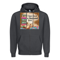 Smoke i have lived a thousand lives Zipper Hoodie - TumblerDesignByShophia