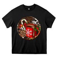 Black Christmas hot chocolate and chocolate Heavy Core Tee - AdoDesignShop