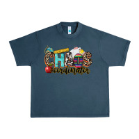 Midnight Navy chaos coordinator Urban Heavy Tee - NancyCooperArtShop