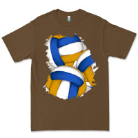 Cacao volleyball patch Premium Tee - AdoDesignShop