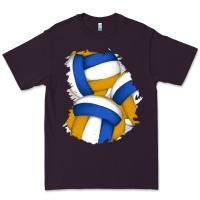 Plum volleyball patch Premium Tee - AdoDesignShop