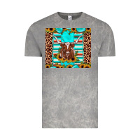 Cloud Rock texas longhorn sunflower gemstone Vintage Tee - JahusDesignShop