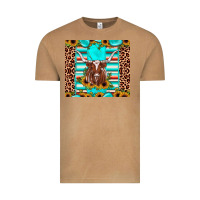 Texas Longhorn Sunflower Gemstone Vintage Tee | Teevron