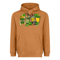 Meerkat St. Patrick's Day coffee cups Heavyweight Hoodie - HowdyJamesFarm