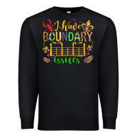 Black ı have boundary issues mardi gras olivia Premium Sweatshirt - OliviaCreatesArt