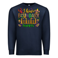 Navy ı have boundary issues mardi gras olivia Premium Sweatshirt - OliviaCreatesArt