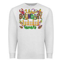 Oatmeal Heather ı have boundary issues mardi gras olivia Premium Sweatshirt - OliviaCreatesArt