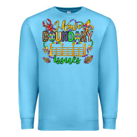Ocean Blue ı have boundary issues mardi gras olivia Premium Sweatshirt - OliviaCreatesArt