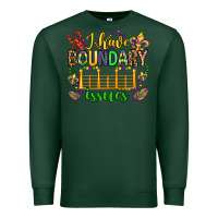 Sports Green ı have boundary issues mardi gras olivia Premium Sweatshirt - OliviaCreatesArt