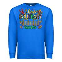 True Royal ı have boundary issues mardi gras olivia Premium Sweatshirt - OliviaCreatesArt