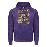 Cloud Purple mama mama mama mama western flower Vintage Hoodie - NancyCooperArtShop