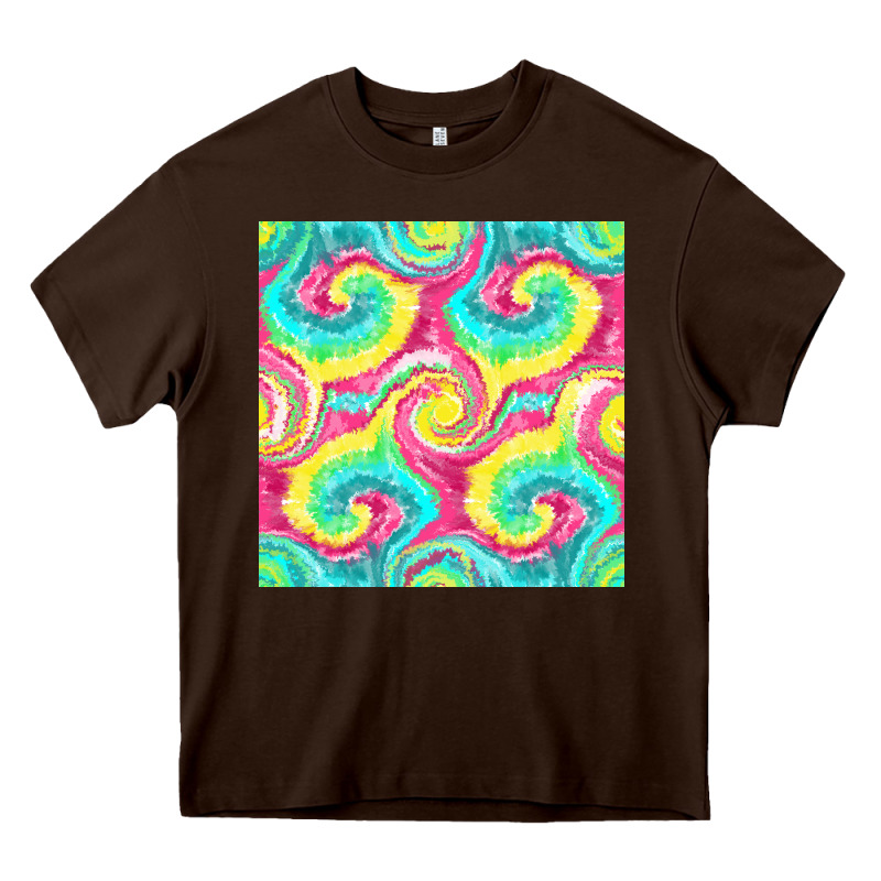 Tie Dye Seamless Pattern Heavy Core Tee by BundleAndBundleShop | Teevron