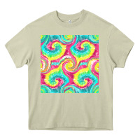 Mossy Tie Dye Seamless Pattern Heavy Core Tee - BundleAndBundleShop