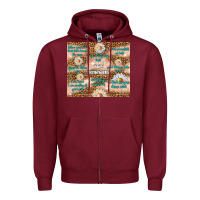 Burgundy daily reminders Zipper Hoodie - TumblerDesignByShophia