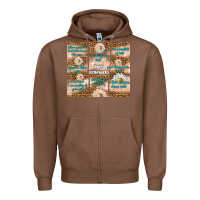 Chestnut daily reminders Zipper Hoodie - TumblerDesignByShophia