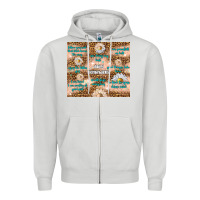 Dove Grey daily reminders Zipper Hoodie - TumblerDesignByShophia
