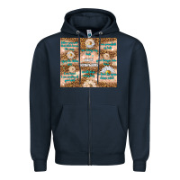 Navy daily reminders Zipper Hoodie - TumblerDesignByShophia