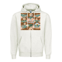 Oatmeal Heather daily reminders Zipper Hoodie - TumblerDesignByShophia