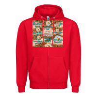 Red daily reminders Zipper Hoodie - TumblerDesignByShophia