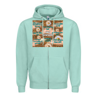Seafoam daily reminders Zipper Hoodie - TumblerDesignByShophia