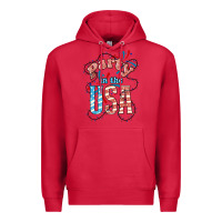 Cardinal Party in the USA 4th of july Premium Hoodie - HowdyJamesFarm