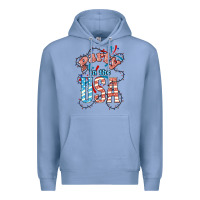 Colony Blue Party in the USA 4th of july Premium Hoodie - HowdyJamesFarm