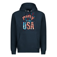Navy Party in the USA 4th of july Premium Hoodie - HowdyJamesFarm