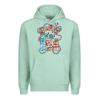 Seafoam Party in the USA 4th of july Premium Hoodie - HowdyJamesFarm