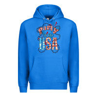 True Royal Party in the USA 4th of july Premium Hoodie - HowdyJamesFarm