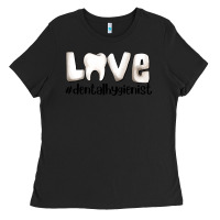 Black love dental hygienist Ladies Tee - AdoDesignShop
