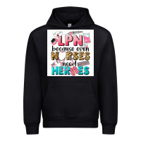 Black LPN because nurses need heroes Urban Hoodie - LillyAllenDesigns