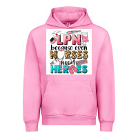 Fuchsia Pink LPN because nurses need heroes Urban Hoodie - LillyAllenDesigns