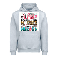 Heather Grey LPN because nurses need heroes Urban Hoodie - LillyAllenDesigns