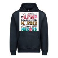 Navy LPN because nurses need heroes Urban Hoodie - LillyAllenDesigns