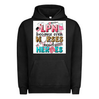 Pigment Black LPN because nurses need heroes Urban Hoodie - LillyAllenDesigns