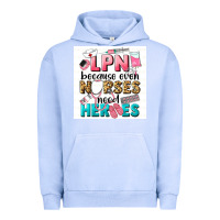 Pigment Grape Ice LPN because nurses need heroes Urban Hoodie - LillyAllenDesigns