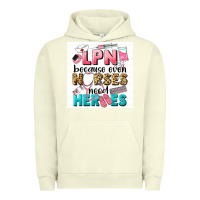 Pigment Pistachio LPN because nurses need heroes Urban Hoodie - LillyAllenDesigns